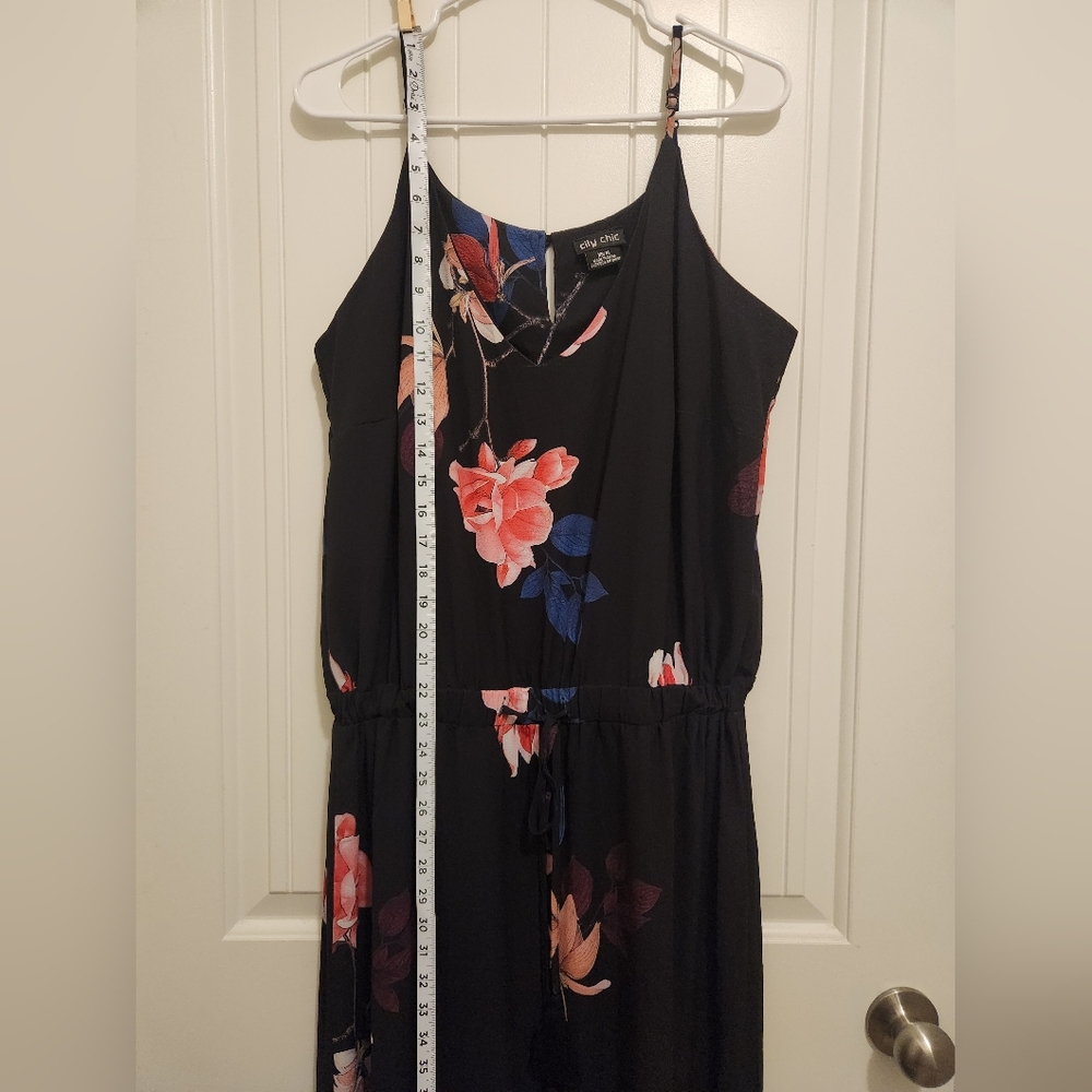 City Chic Size 14 Black Floral - Picture 11 of 16
